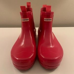 Hunter short rain boots